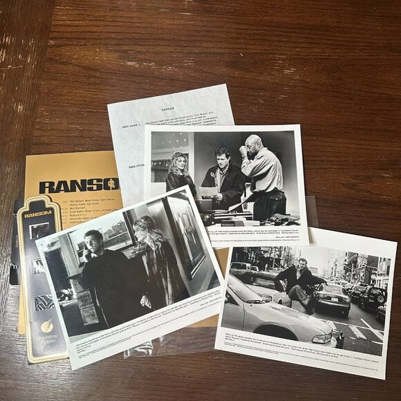 1996 Touchstone Pictures Ransom Mel Gibson Rene Russo Movie Stills Photos - Picture 4 of 6